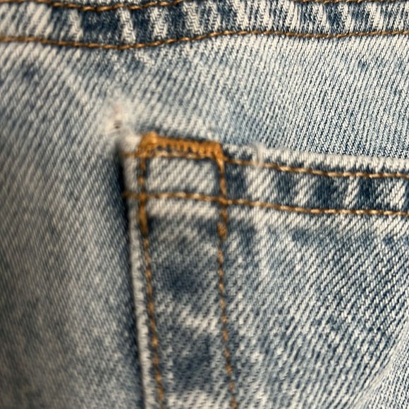 NWT Everlane The 90’s Cheeky Regular Length Vintage Sunbleached Blue Size 26 - Picture 11 of 12